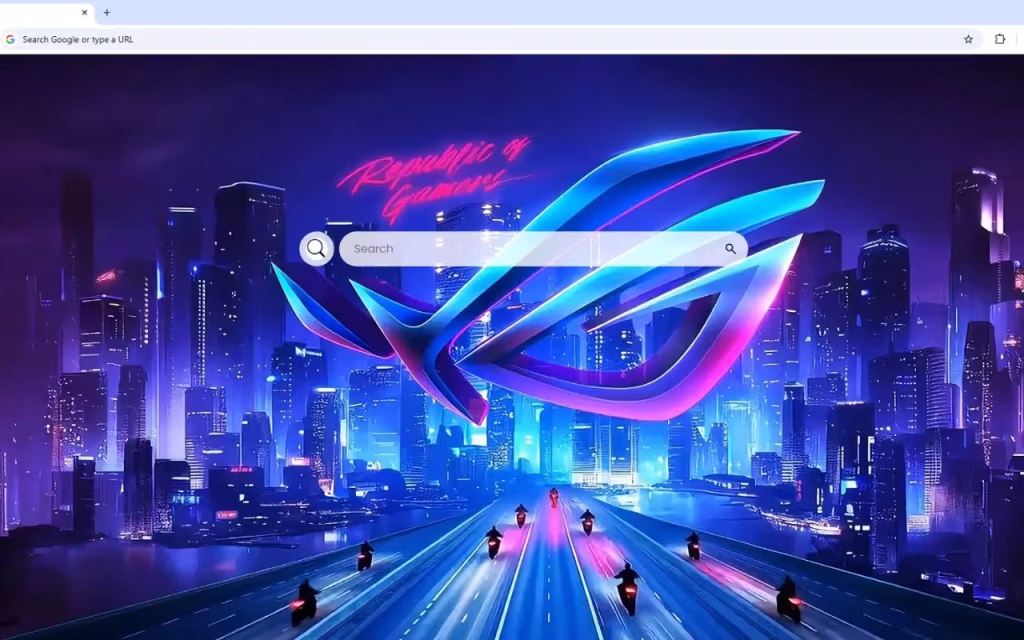 Republic of Gamers Neon Live Wallpaper
