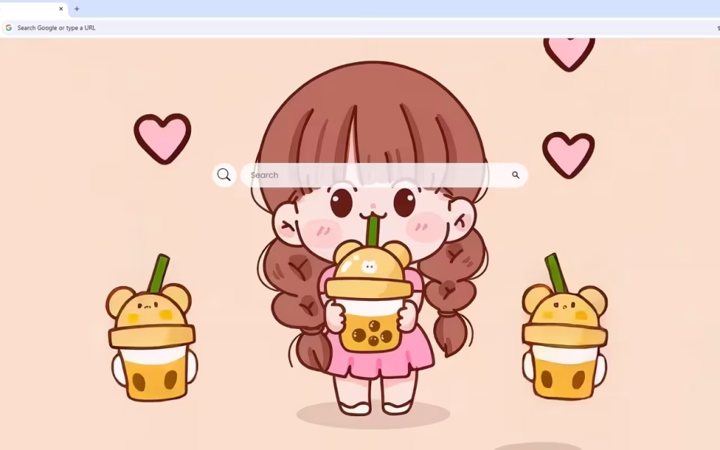 Cute Kawaii Girl Live Wallpaper