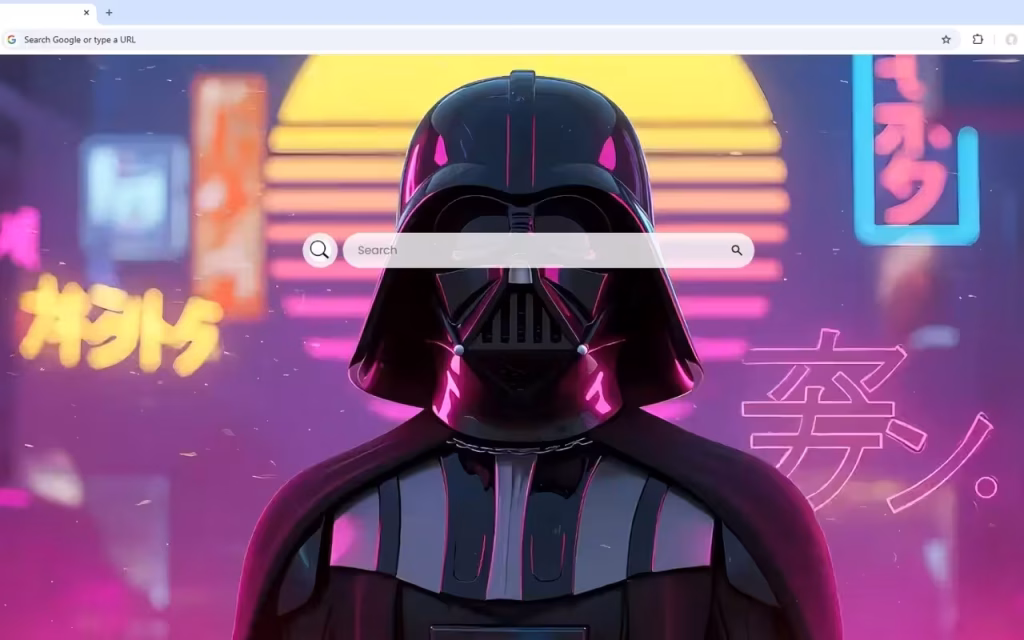 Darth Vader in Futuristic