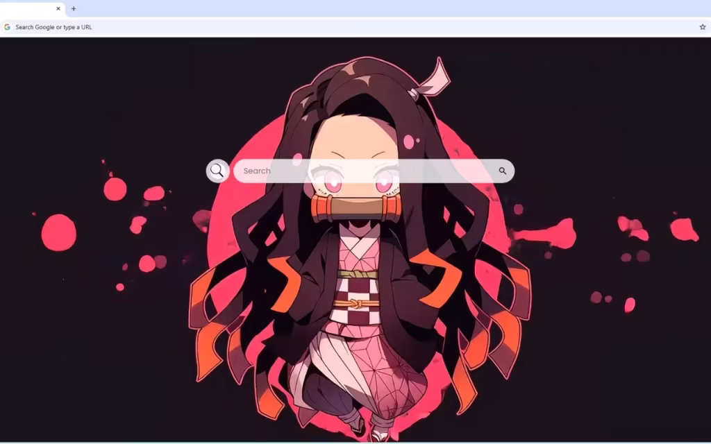 Nezuko Kamado Demon Slayer Minimalist Live Wallpaper