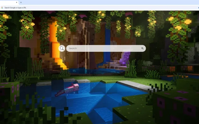 Soothing Minecraft Glowing Caves Live Wallpaper