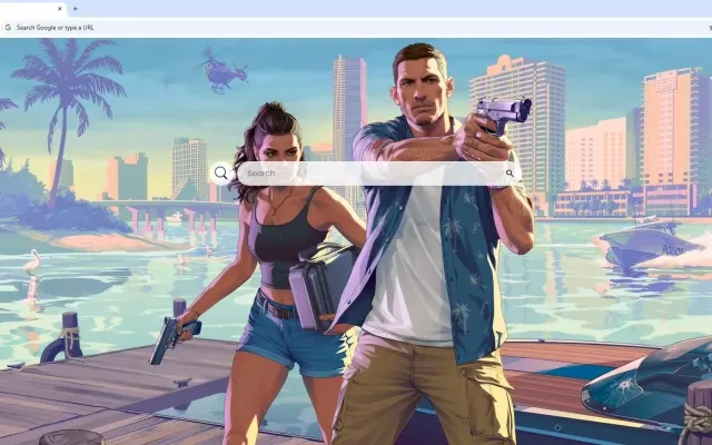 GTA 6 Tropical City Live Wallpaper