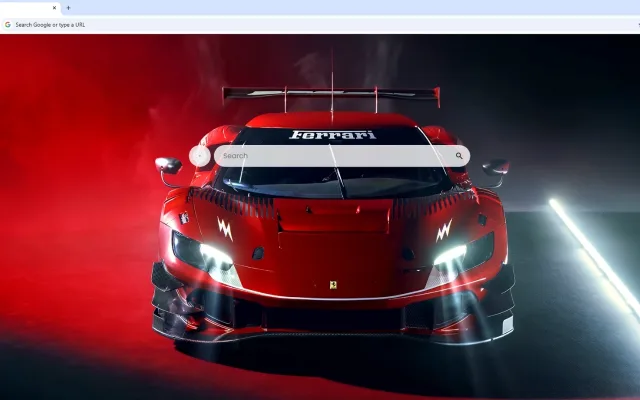 Ferrari Racer in Smoke RGB Live Wallpaper