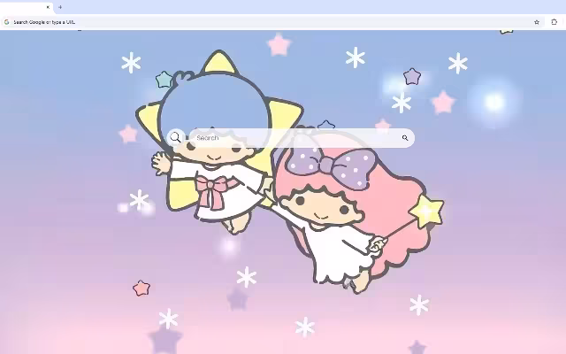 Flying Little Twin Stars Live Wallpaper