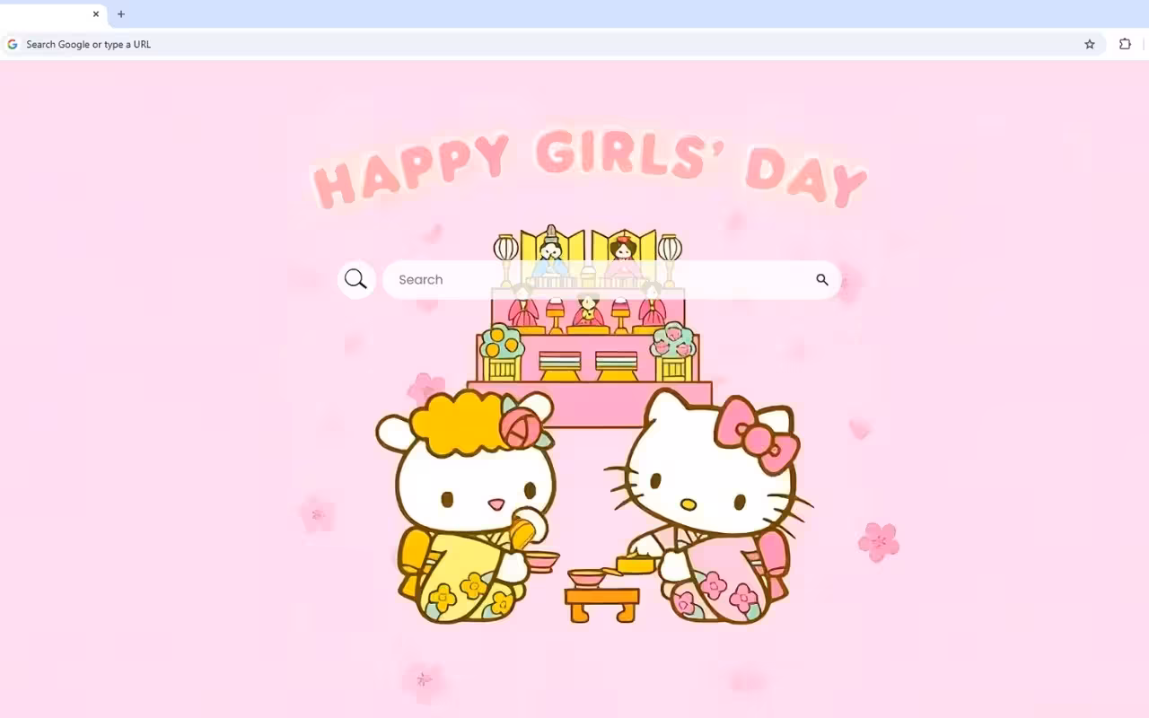 Happy Girls Day Hello Kitty Live Wallpaper