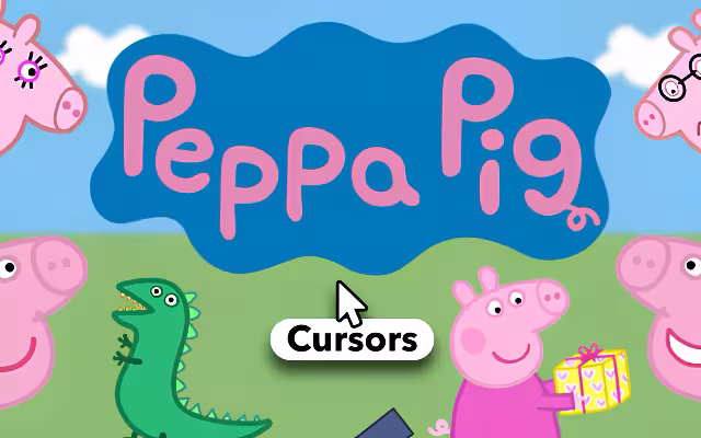 Peppa Pig Cursor ★ Custom Cursor for Chrome™