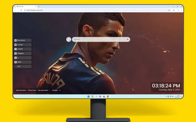 Cristiano Ronaldo Golden Live Wallpaper