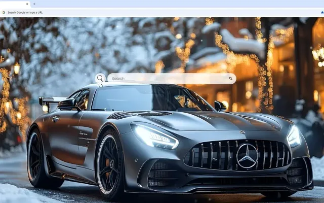 Mercedes-Benz AMG GT Snow Beast Live Wallpaper