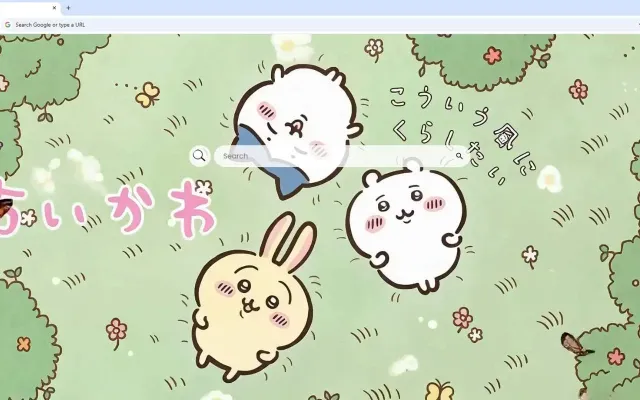 Chiikawa Garden Live Wallpaper