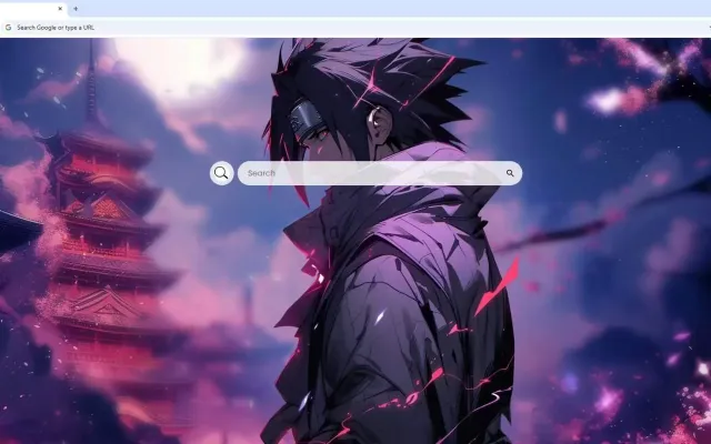 Sasuke Uchiha Cherry Blossom Live Wallpaper