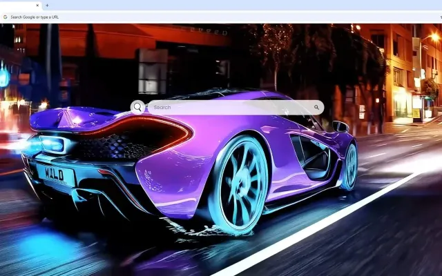 McLaren P1 Neon Live Wallpaper