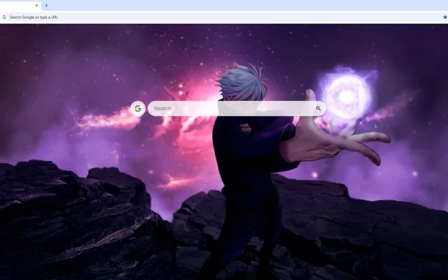 Gojo Hollow Purple Universe Jujutsu Kaisen Live Wallpaper