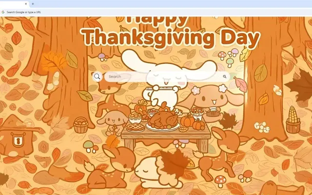 Thanksgiving Cinnamoroll Live Wallpaper
