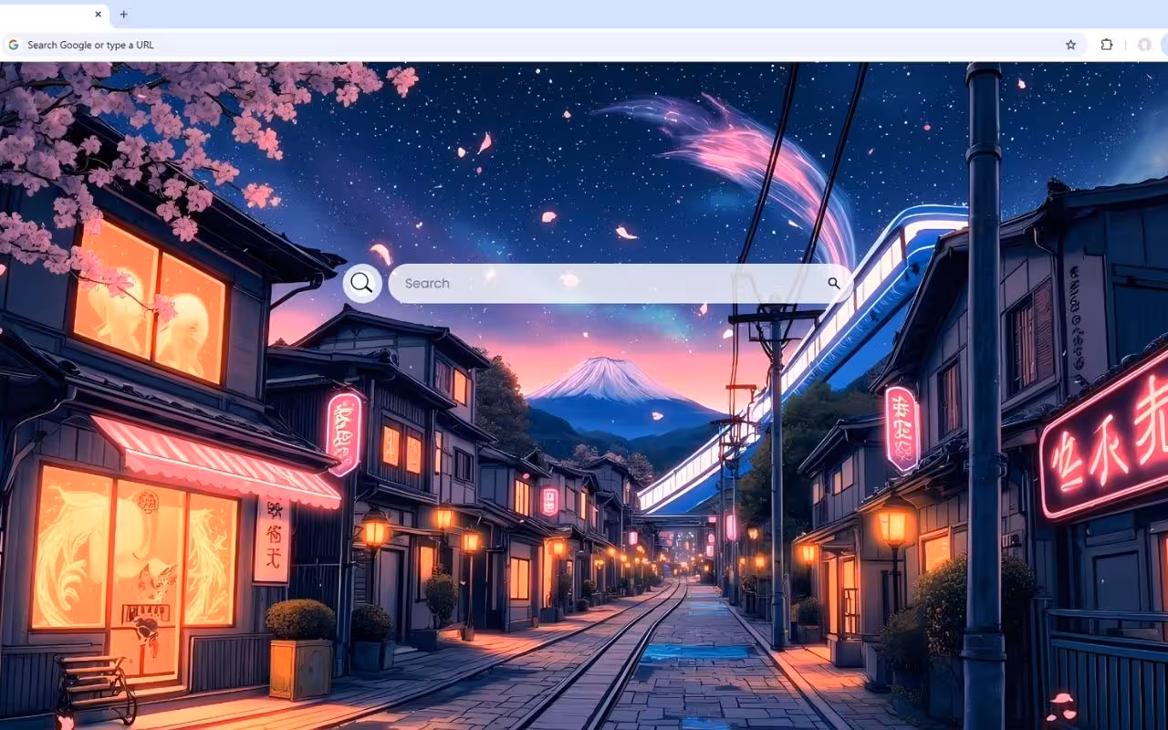 Japan Night Street Live Wallpaper