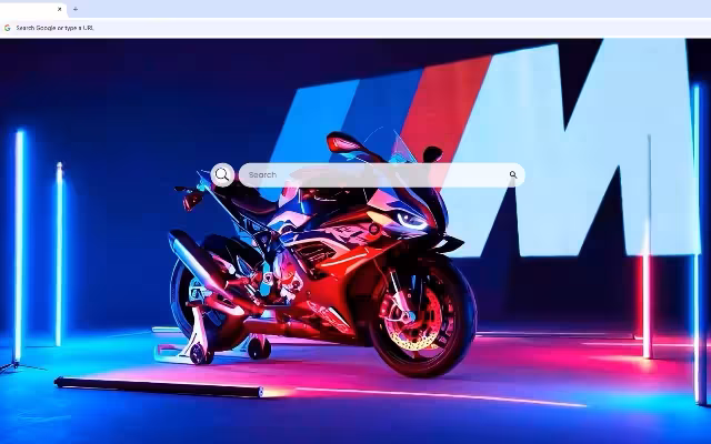 BMW M 1000 RR Neon Live Wallpaper