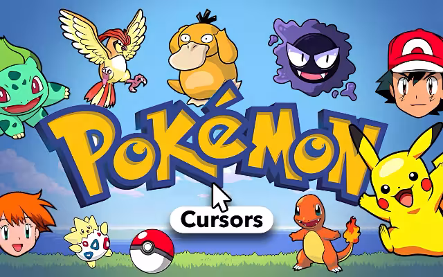 Pokemon Cursor ★ Custom Cursor for Chrome™