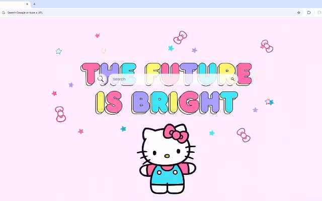 Future is Bright Hello Kitty Live Wallpaper