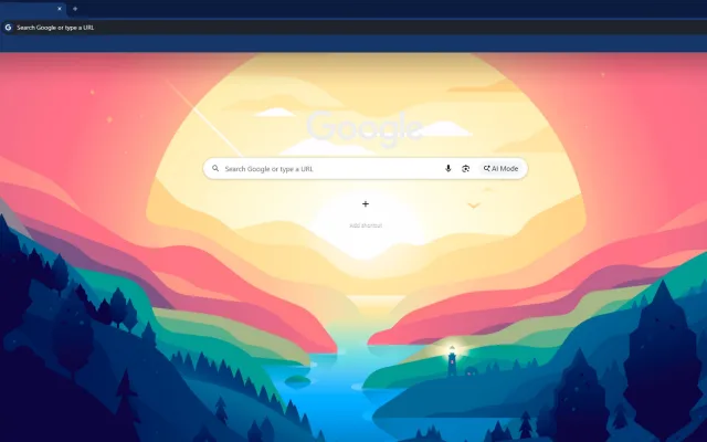 Mountain Landscape Layers
