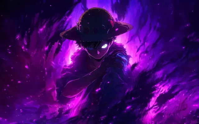 Luffy Storm Live Wallpaper