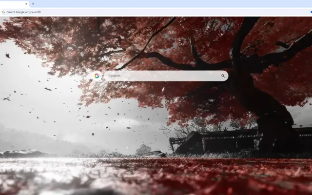 Autumn Tree Ghost Of Tsushima Live Wallpaper