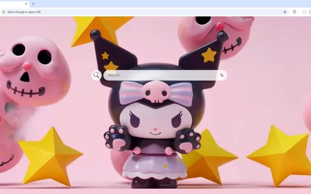 Kuromi Pink Live Wallpaper