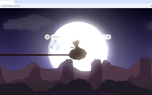 Kid Goku Riding Nimbus Cloud Dragon Ball Live Wallpaper