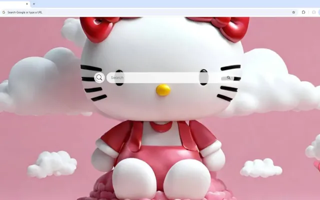 Hello Kitty Flying Live Wallpaper