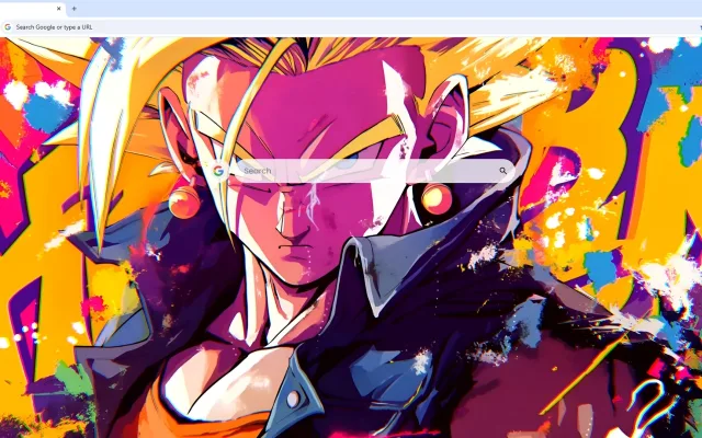 Dragon Ball Z Super Saiyan Graffiti Live Wallpaper