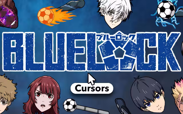 Blue Lock Cursor ★ Custom Cursor for Chrome™