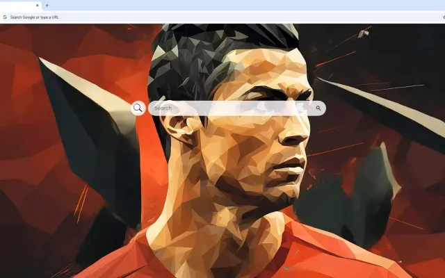 Cristiano Ronaldo Geometric Live Wallpaper