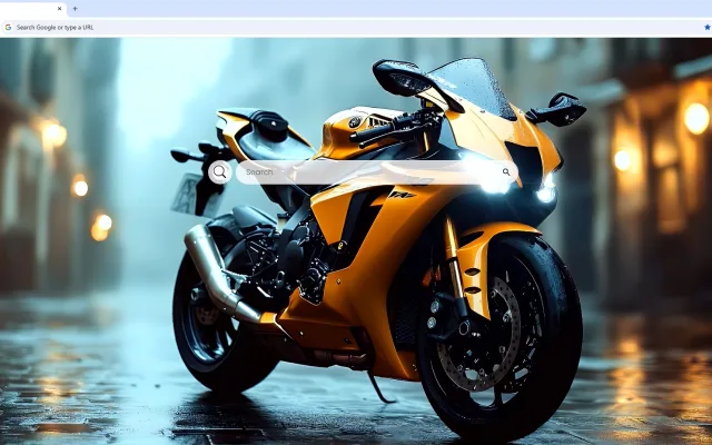 Golden Yamaha R1 Live Wallpaper
