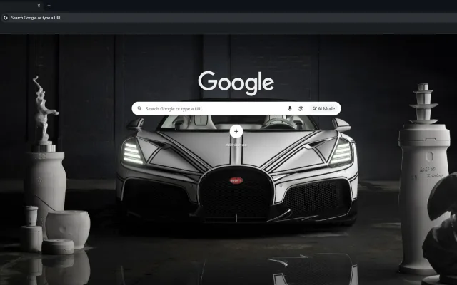 Bugatti W16 Mistral Blanc Eternel Dark Aesthetic