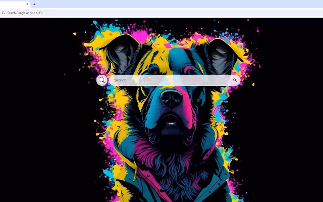Dog Digital Art Live Wallpaper
