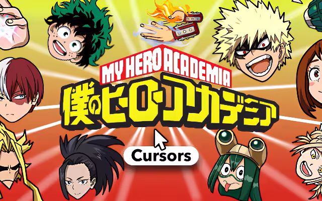 My Hero Academia Cursor ★ Custom Cursor for Chrome™
