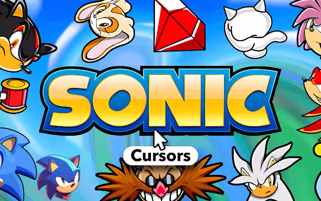 Sonic the Hedgehog Cursor ★ Custom Cursor for Chrome™