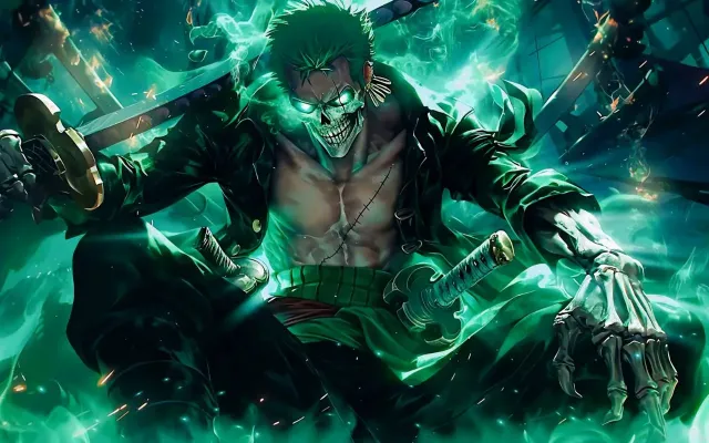 One Piece - Undead Roronoa Zoro Live Wallpaper