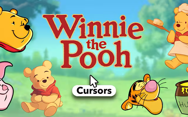 Winnie The Pooh Cursor ★ Custom Cursor for Chrome™