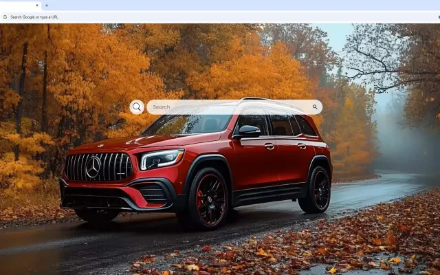 Mercedes-AMG GLB Autumn Forest Live Wallpaper