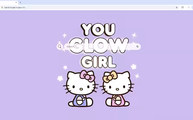 Hello Kitty You Glow Girl Cute Live Wallpaper