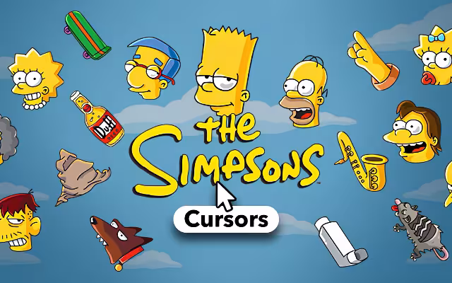 The Simpsons Cursor ★ Custom Cursor for Chrome™