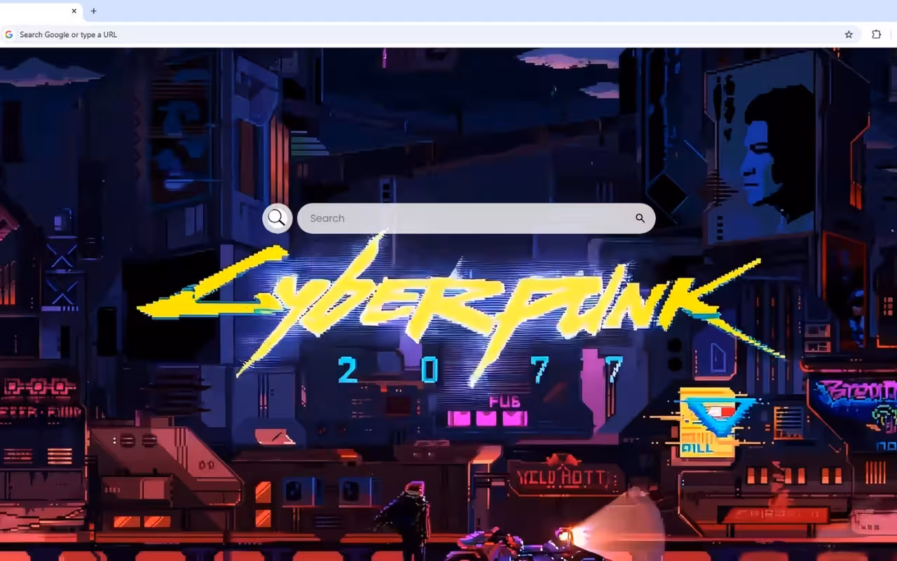 Cyberpunk 2077 Retro Live Wallpaper