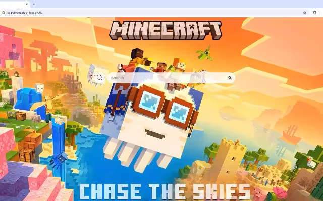 Minecraft Chase the Skies Live Wallpaper