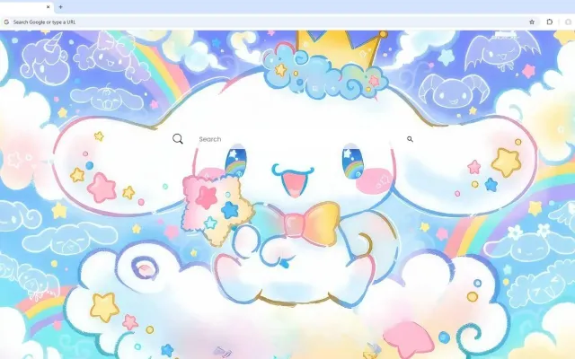 Cinnamoroll Rainbow Live Wallpaper