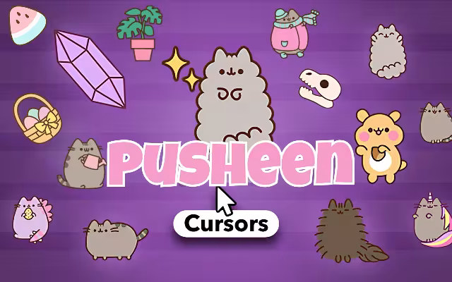 Pusheen Cursor ★ Custom Cursor for Chrome™