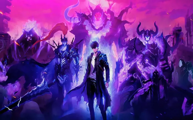 Solo Leveling Shadow Monarch Live Wallpaper