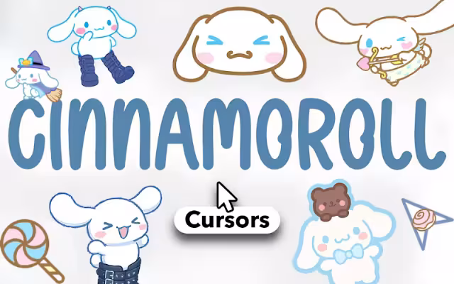 Cinnamoroll Cursor ★ Custom Cursor for Chrome™
