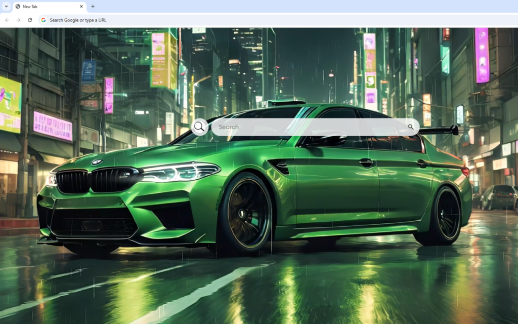 BMW M5 Green Live Wallpaper