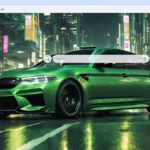 BMW M5 Green Live Wallpaper