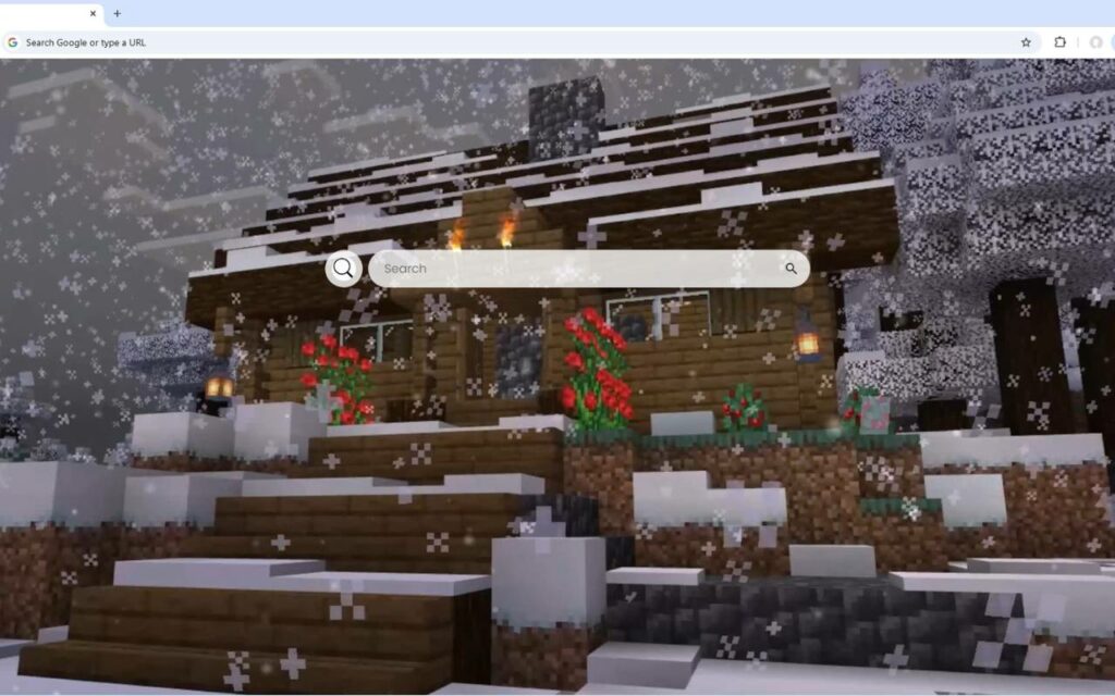 Christmas in Minecraft Live Wallpaper