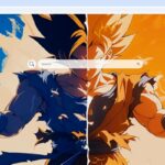 Goku Super Saiyan Power-Up Split Live Wallpaper